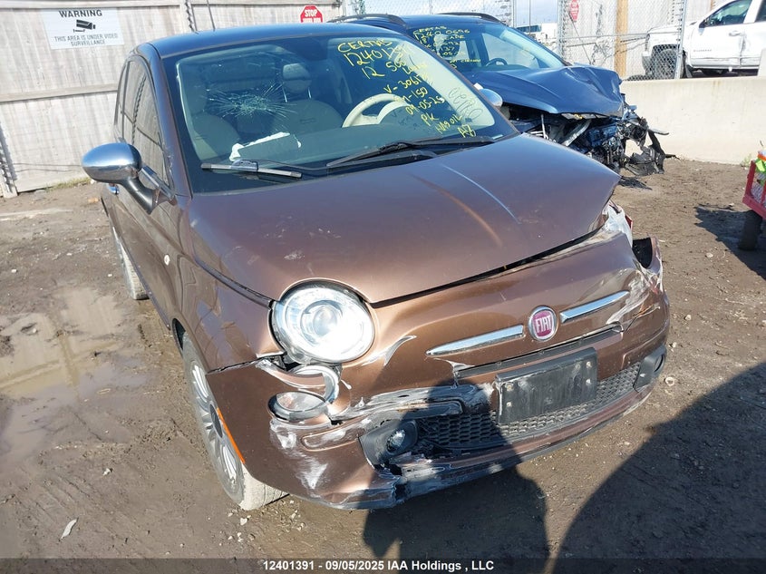 3C3CFFCR7CT306178 2012 Fiat 500 Lounge auction photo 1