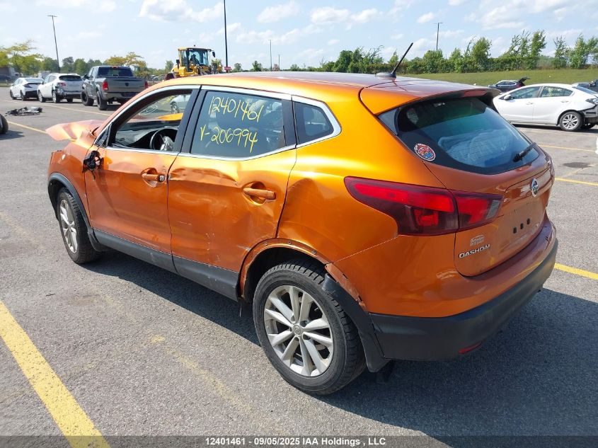2018 Nissan Qashqai VIN: JN1BJ1CR4JW206994 Lot: 12401461