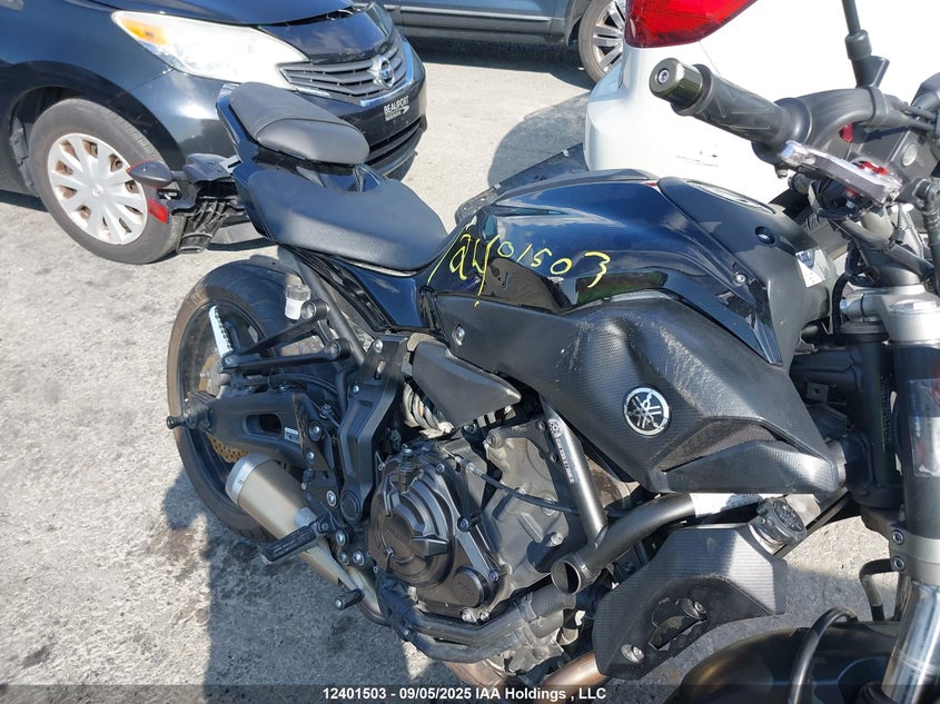 2017 Yamaha Fz07 VIN: JYARM06N6HA002285 Lot: 12401503