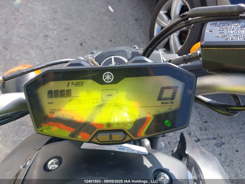 2017 Yamaha Fz07 VIN: JYARM06N6HA002285 Lot: 12401503