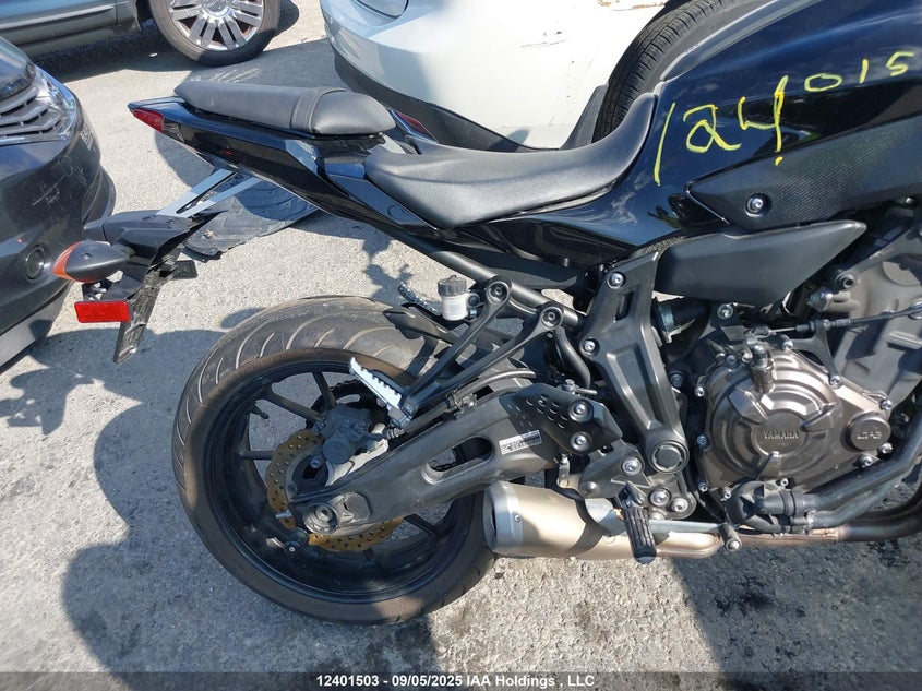 2017 Yamaha Fz07 VIN: JYARM06N6HA002285 Lot: 12401503