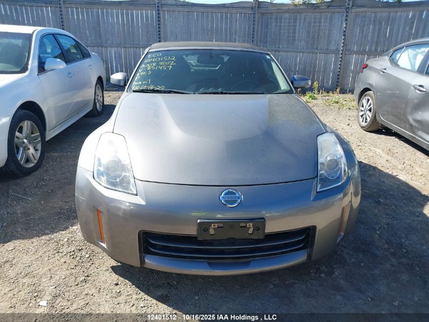 2008 Nissan 350Z Roadster VIN: JN1BZ36A78M851459 Lot: 12401512