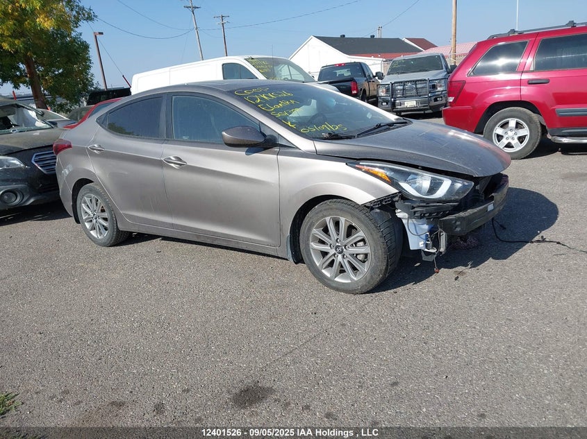 5NPDH4AE9EH501300 2014 Hyundai Elantra Gls auction photo 1