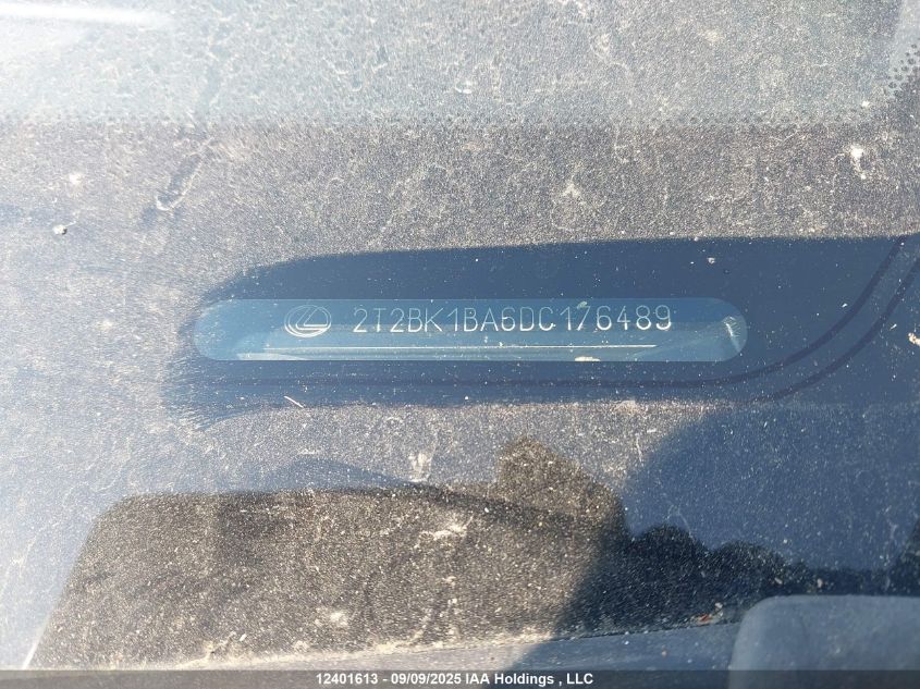 2013 Lexus Rx 350/Base/F Sport VIN: 2T2BK1BA6DC176489 Lot: 12401613