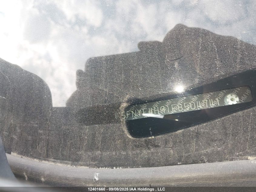 2014 Honda Pilot Touring VIN: 5FNYF4H91EB504741 Lot: 12401660