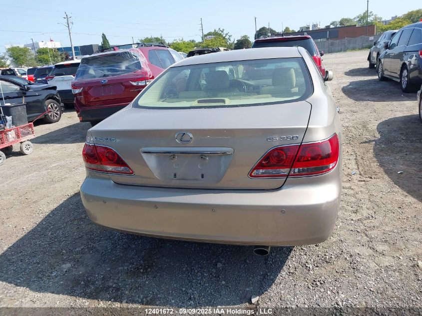 2005 Lexus Es 330 VIN: JTHBA30G655113044 Lot: 12401672