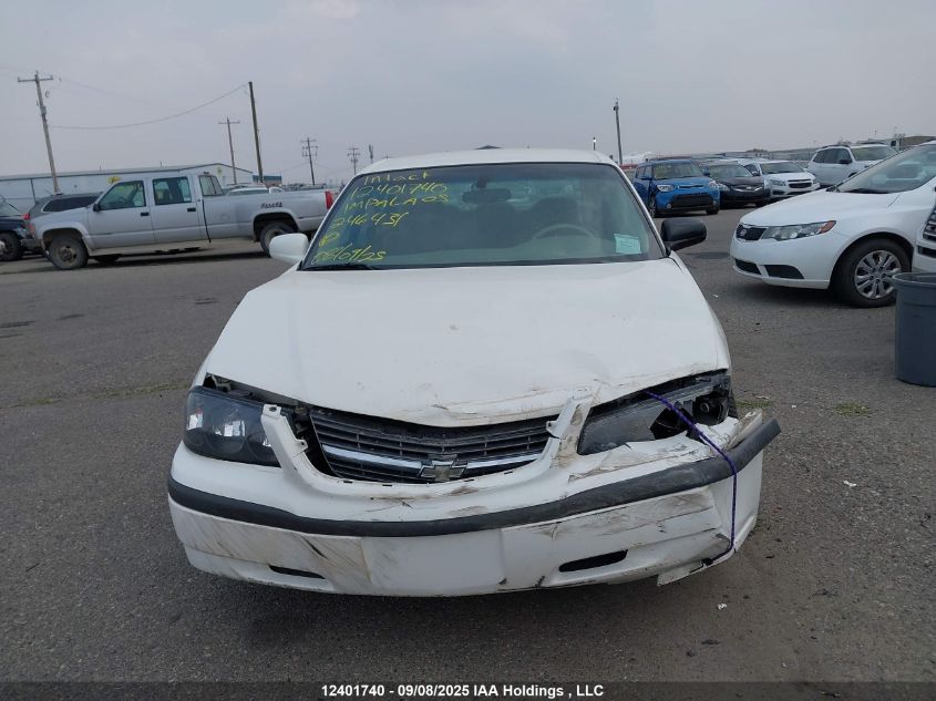2005 Chevrolet Impala VIN: 2G1WF52EX59246431 Lot: 12401740