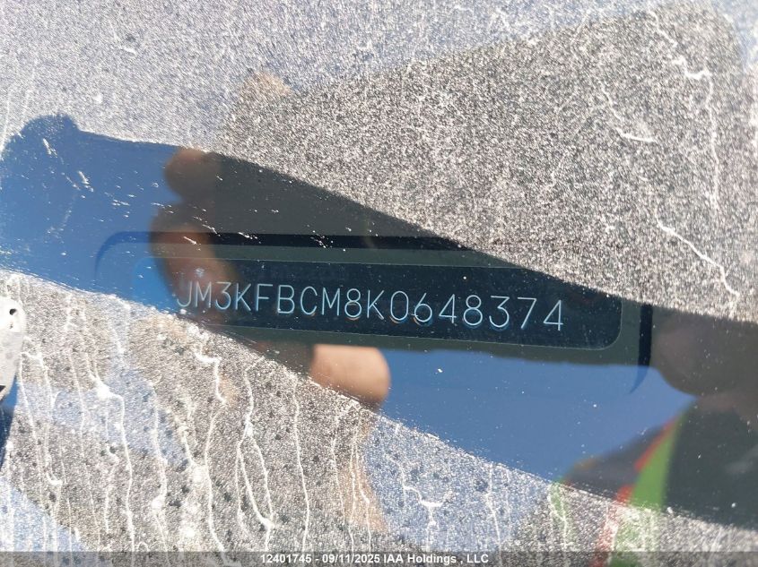 2019 Mazda Cx-5 Touring VIN: JM3KFBCM8K0648374 Lot: 12401745