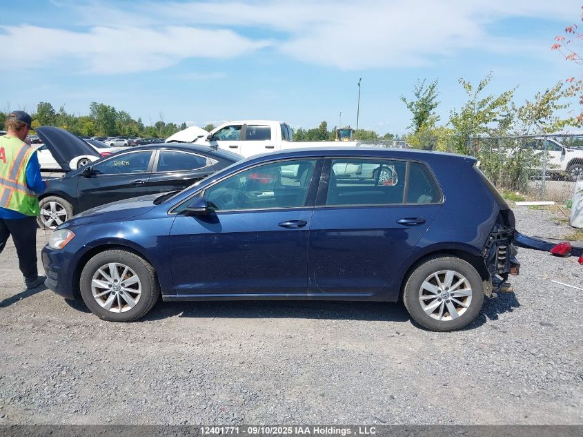 2015 Volkswagen Golf VIN: 3VW217AU5FM003723 Lot: 12401771