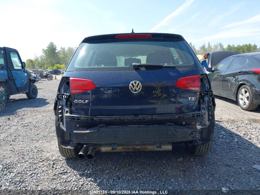2015 Volkswagen Golf VIN: 3VW217AU5FM003723 Lot: 12401771