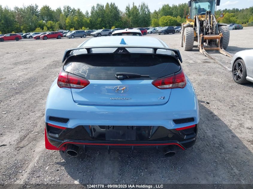 2022 Hyundai Veloster VIN: KMHT36AH8NU011478 Lot: 12401778