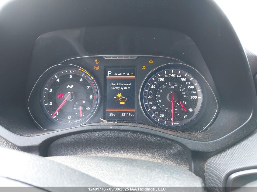 2022 Hyundai Veloster VIN: KMHT36AH8NU011478 Lot: 12401778