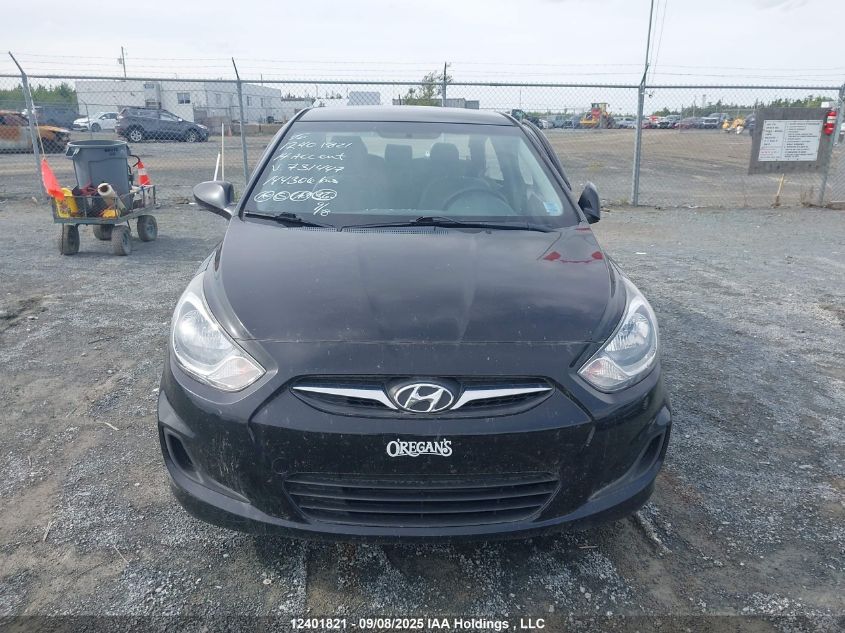 2014 Hyundai Accent L VIN: KMHCT4AE0EU731447 Lot: 12401821