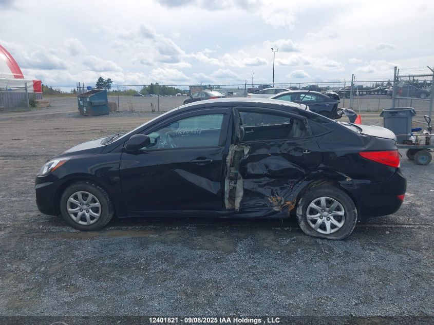 2014 Hyundai Accent L VIN: KMHCT4AE0EU731447 Lot: 12401821