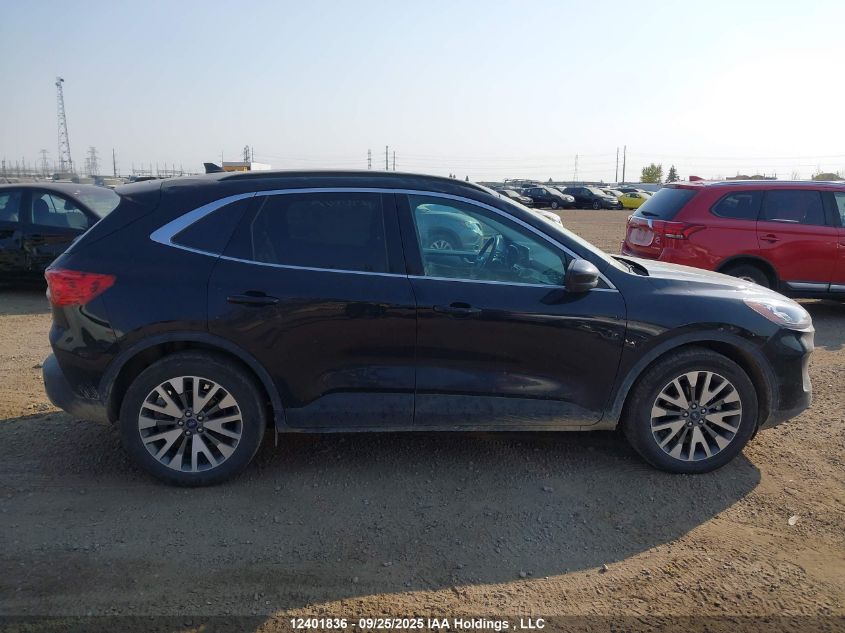 2021 Ford Escape Titanium Hybrid VIN: 1FMCU9DZ3MUA15617 Lot: 12401836