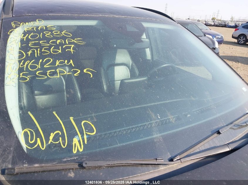 2021 Ford Escape Titanium Hybrid VIN: 1FMCU9DZ3MUA15617 Lot: 12401836