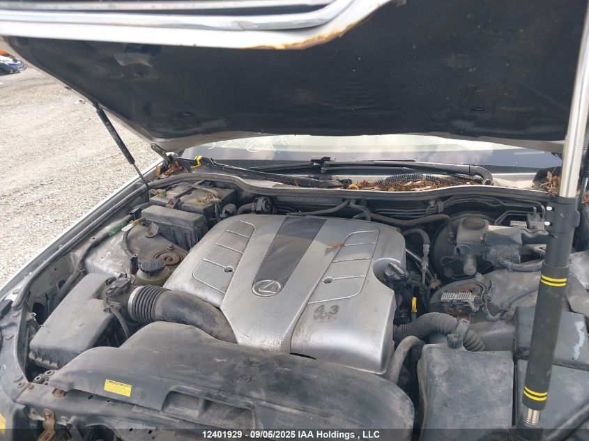 2005 Lexus Ls 430 VIN: JTHBN36F750174046 Lot: 12401929