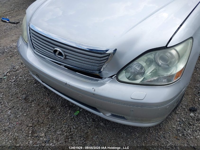 2005 Lexus Ls 430 VIN: JTHBN36F750174046 Lot: 12401929