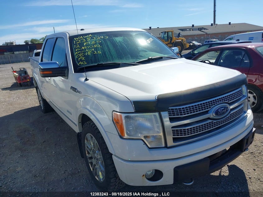 1FTFW1ET2CFA97382 2012 Ford F-150 Platinum auction photo 1