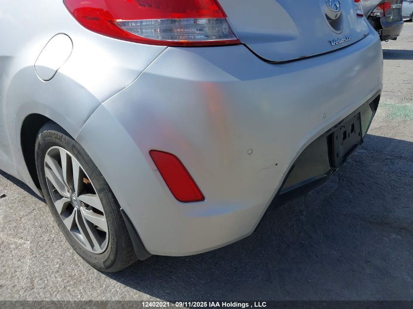 2012 Hyundai Veloster VIN: KMHTC6AD0CU075878 Lot: 12402021