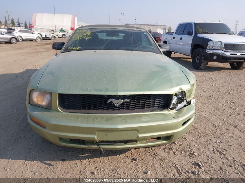 2005 Ford Mustang Convertible VIN: 1ZVFT84N355255383 Lot: 12402038