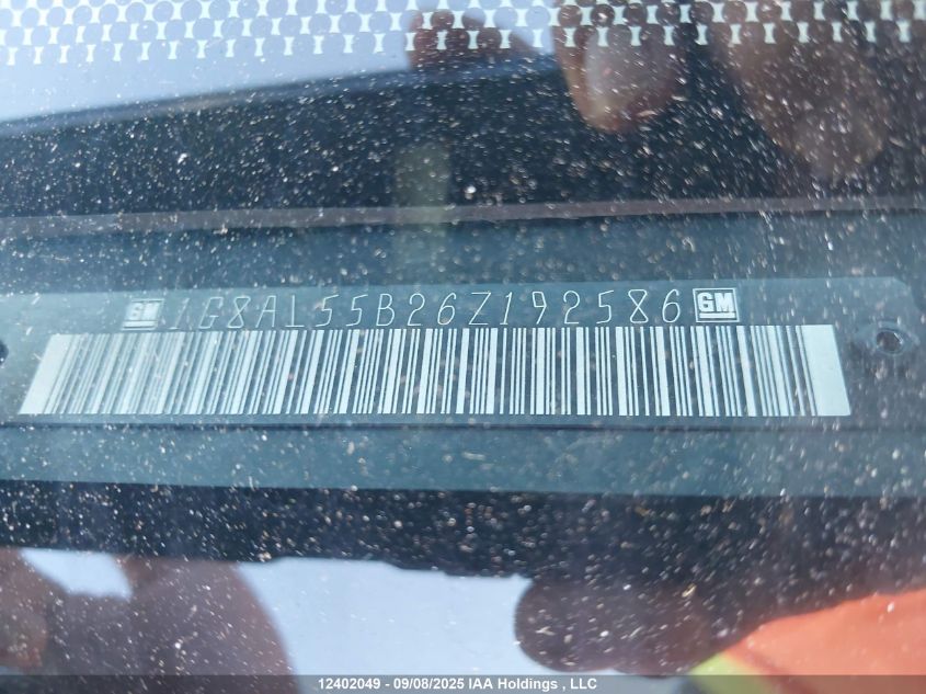 2006 Saturn Ion Level 3 VIN: 1G8AL55B26Z192586 Lot: 12402049