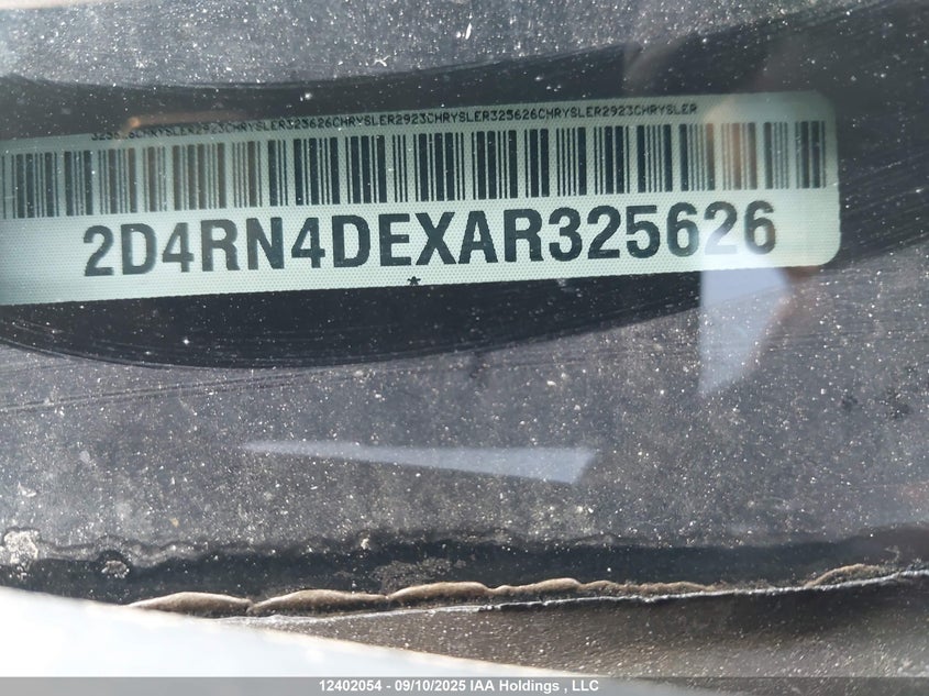 2D4RN4DEXAR325626 2010 DODGE CARAVAN photo no. 20