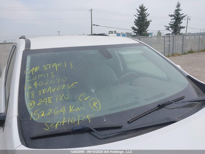 1GNEVGKW1JJ248780 2018 CHEVROLET TRAVERSE photo no. 18