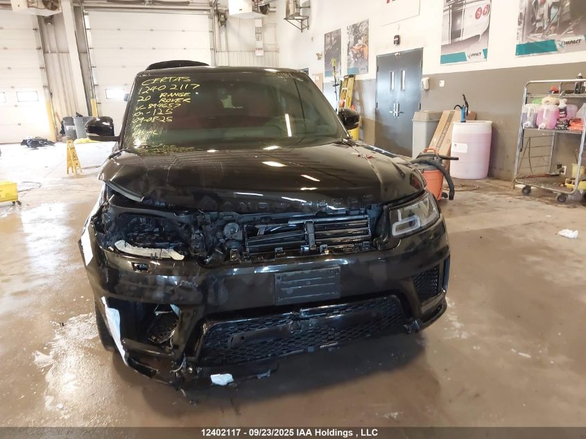 2020 Land Rover Range Rover Sport P525 Hse VIN: SALWR2SE0LA894657 Lot: 12402117