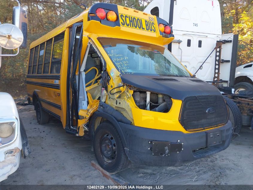 2019 Ford Transit T-350 VIN: 1FDDW7PM8KKB03803 Lot: 12402129