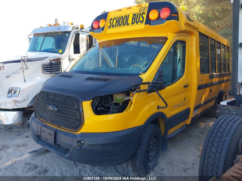 2019 Ford Transit T-350 VIN: 1FDDW7PM8KKB03803 Lot: 12402129