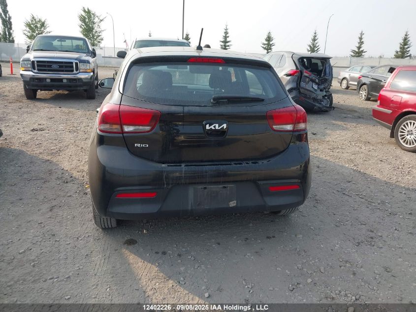 2022 Kia Rio Lx Premium/Lx+ VIN: 3KPA25AD6NE486115 Lot: 12402226