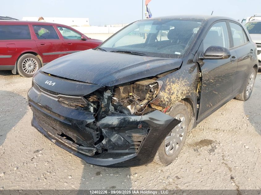 2022 Kia Rio Lx Premium/Lx+ VIN: 3KPA25AD6NE486115 Lot: 12402226