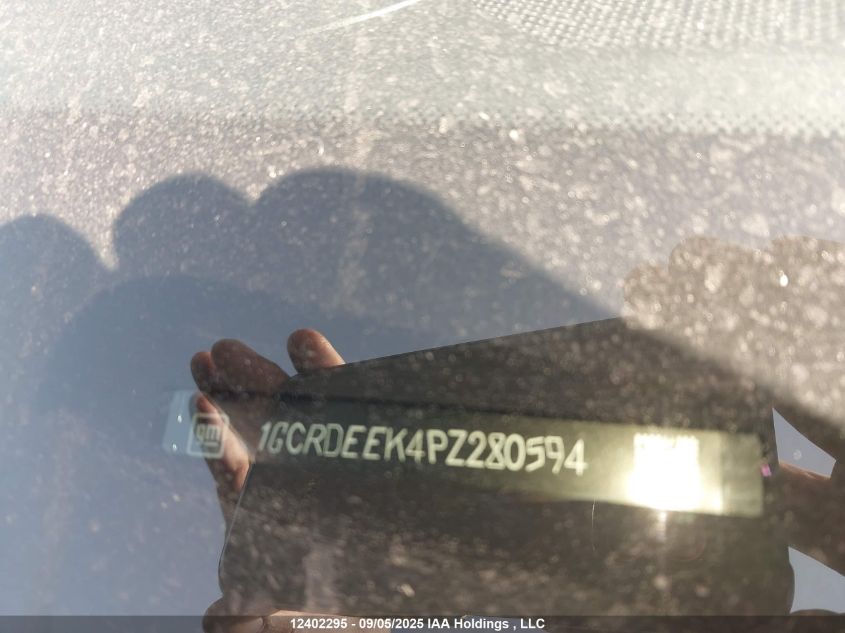 2023 Chevrolet Silverado K1500 Rst VIN: 1GCRDEEK4PZ280594 Lot: 12402295