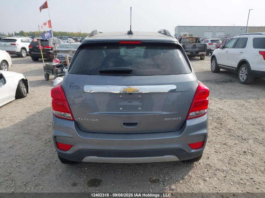 2020 Chevrolet Trax Premier VIN: 3GNCJRSB5LL161312 Lot: 12402318