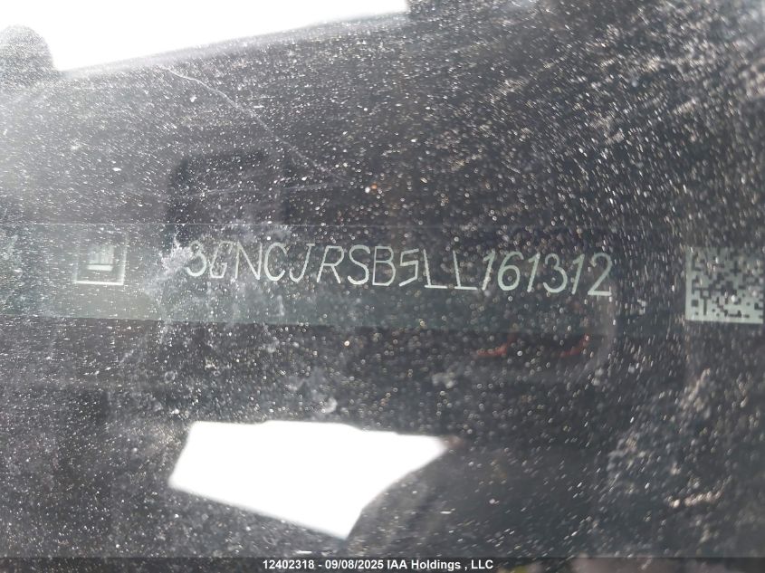 2020 Chevrolet Trax Premier VIN: 3GNCJRSB5LL161312 Lot: 12402318