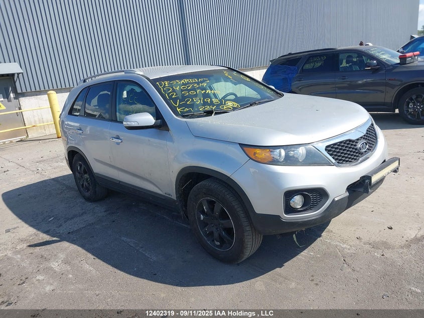 5XYKTDA22CG251981 2012 Kia Sorento Lx V6 auction photo 1