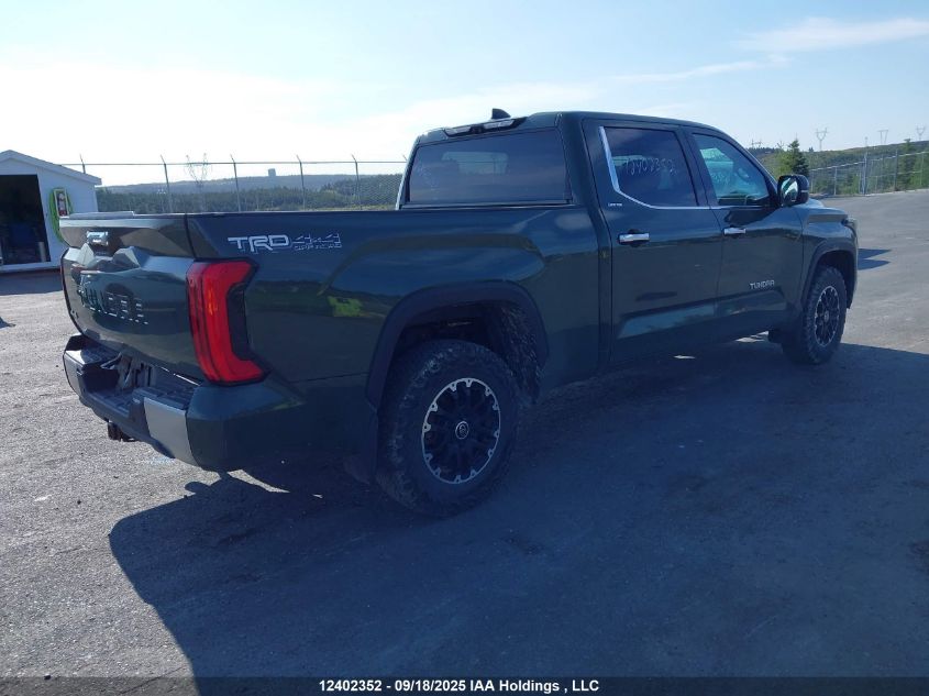 2022 Toyota Tundra Limited VIN: 5TFJA5EC5NX006005 Lot: 12402352