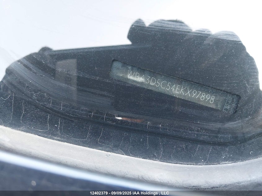 2014 BMW 328 D xDrive VIN: WBA3D5C54EKX97898 Lot: 12402379