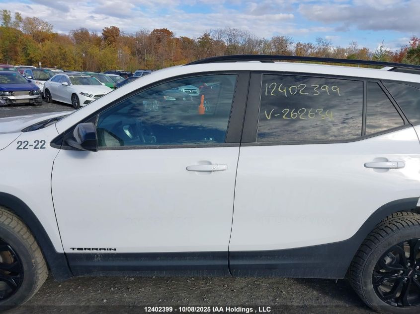 2022 GMC Terrain Sle VIN: 3GKALTEV0NL262634 Lot: 12402399