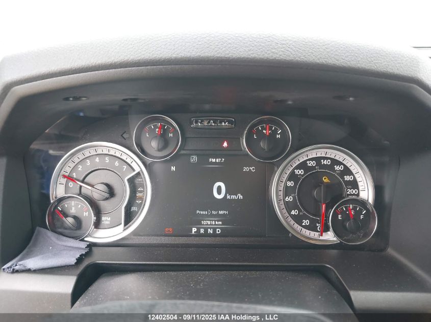 2019 Ram 1500 Classic Slt VIN: 1C6RR7LT5KS703992 Lot: 12402504