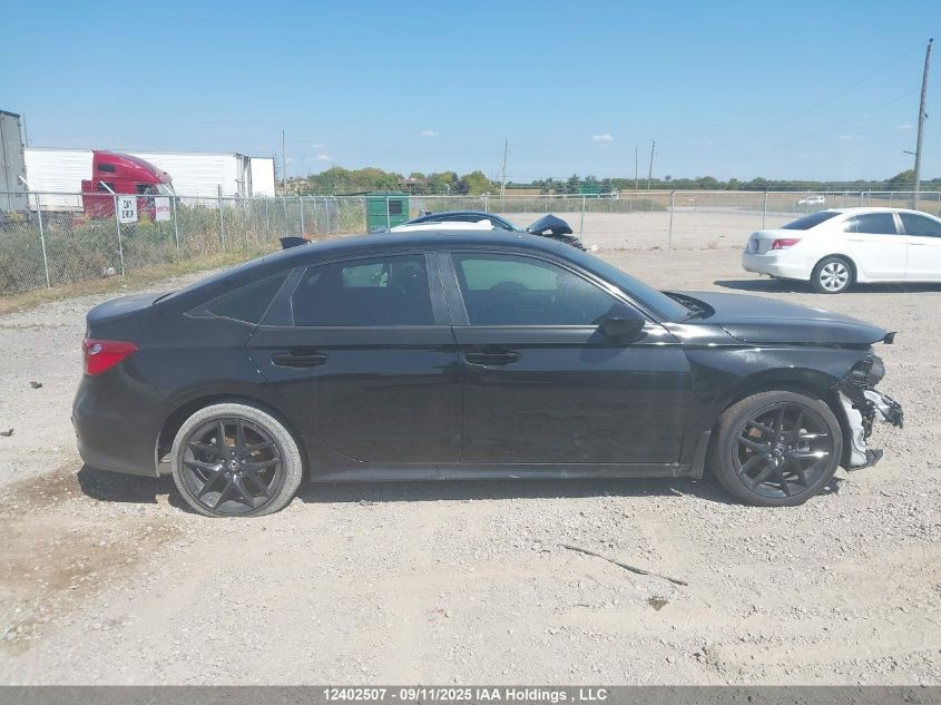 2025 Honda Civic Hybrid Sport/Sport Touring VIN: 2HGFE4F81SH010648 Lot: 12402507