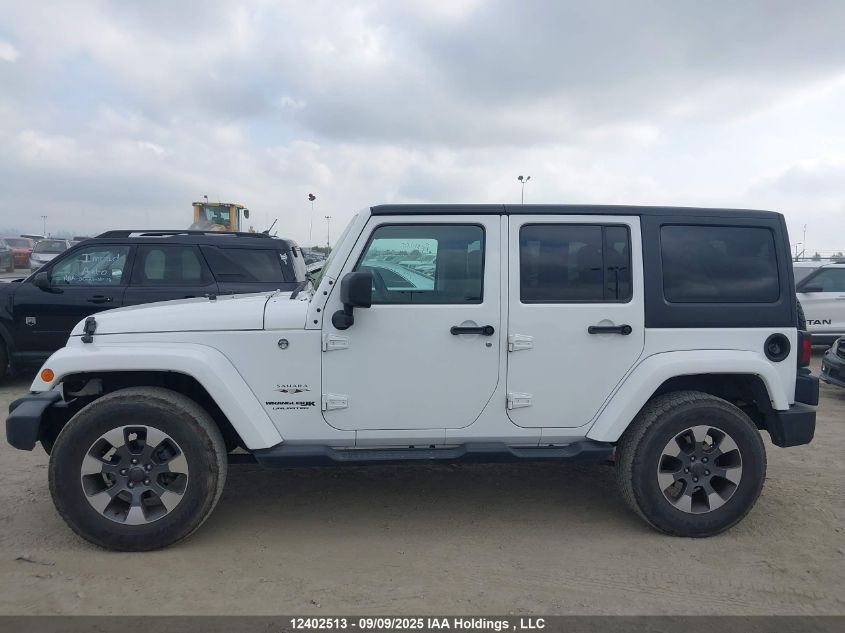 2018 Jeep Wrangler Unlimited Sahara VIN: 1C4HJWEG3JL894245 Lot: 12402513