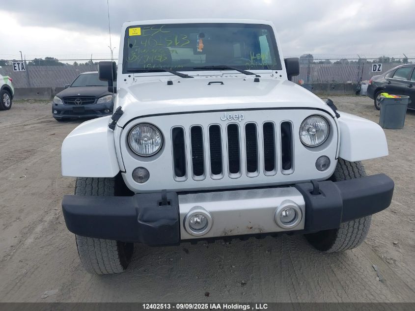 2018 Jeep Wrangler Unlimited Sahara VIN: 1C4HJWEG3JL894245 Lot: 12402513