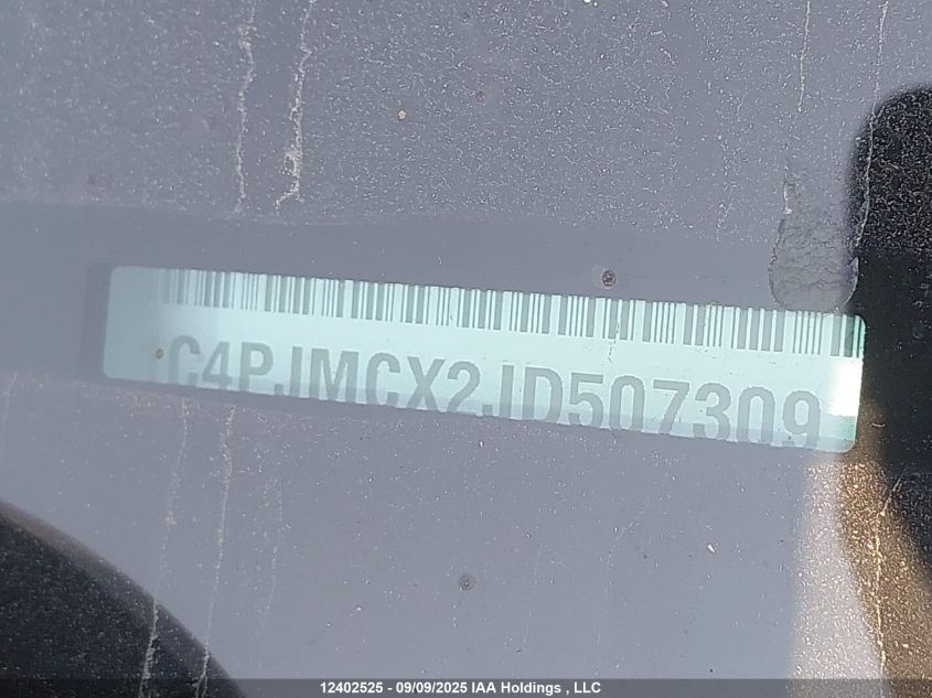 2018 Jeep Cherokee North VIN: 1C4PJMCX2JD507309 Lot: 12402525