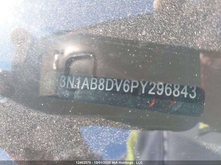 2023 Nissan Sentra VIN: 3N1AB8DV6PY296843 Lot: 12402570