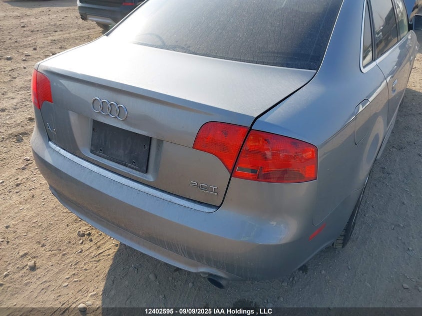 WAUDF78EX8A169812 2008 AUDI A4 photo no. 6