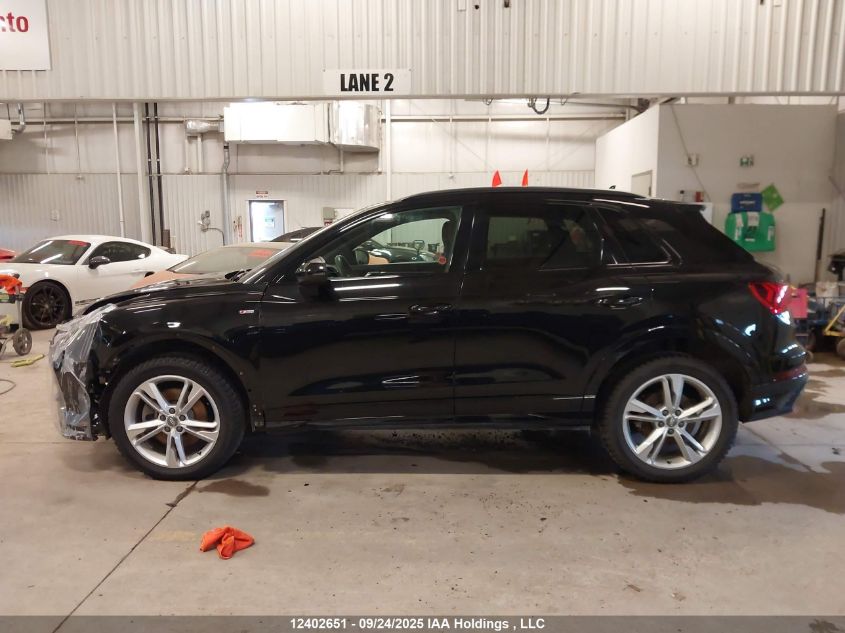 2020 Audi Q3 45 Technik VIN: WA1FECF33L1022145 Lot: 12402651