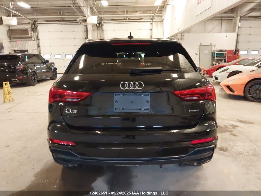 2020 Audi Q3 45 Technik VIN: WA1FECF33L1022145 Lot: 12402651