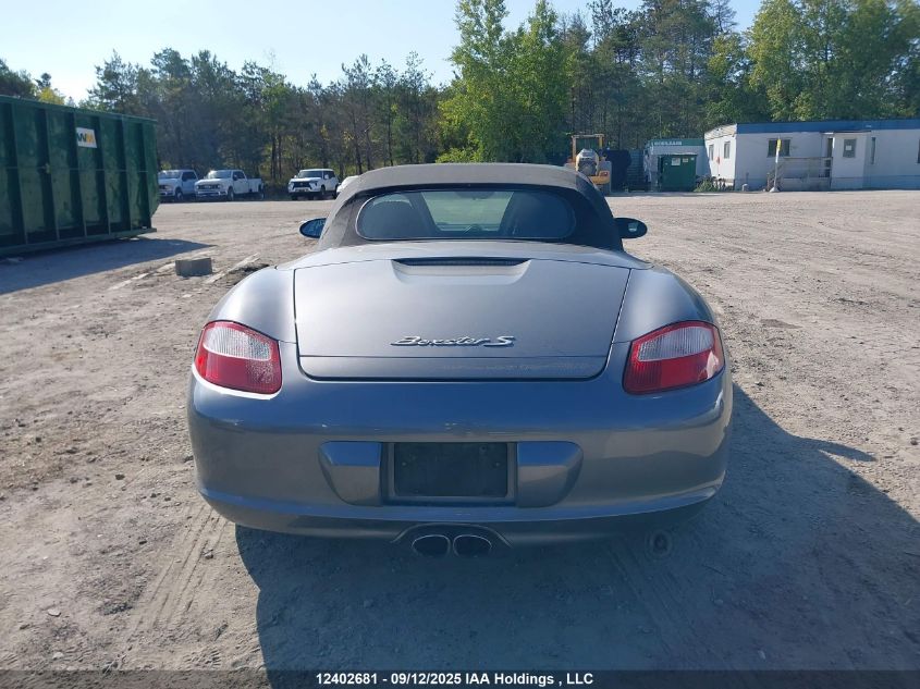 2006 Porsche Boxster S VIN: WP0CB29836U730949 Lot: 12402681